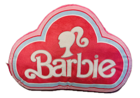 Précommande : BARBIE - Logo - Coussin 3D Velboa - 40cm