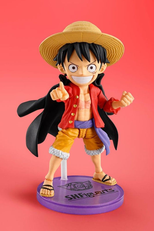 Précommande : ONE PIECE - Luffy - Figurine WCF X S.H. Figuarts 8cm