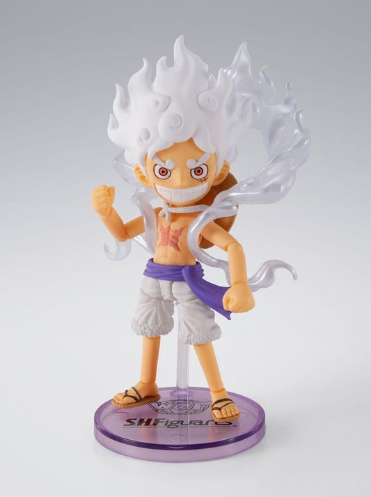 Précommande : ONE PIECE - Luffy Gear 5 - Figurine WCF X S.H. Figuarts 8cm