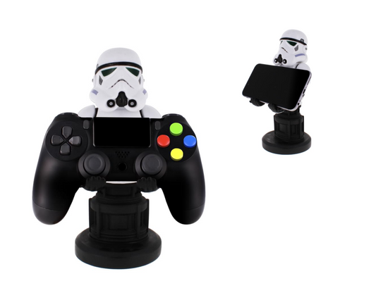 Précommande : STAR WARS - Stormtrooper - Support Manette & Portable - 20cm