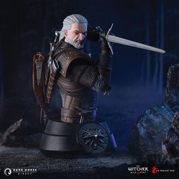 Précommande : THE WITCHER 3 WILD HUNT - Geralt - Buste 15cm