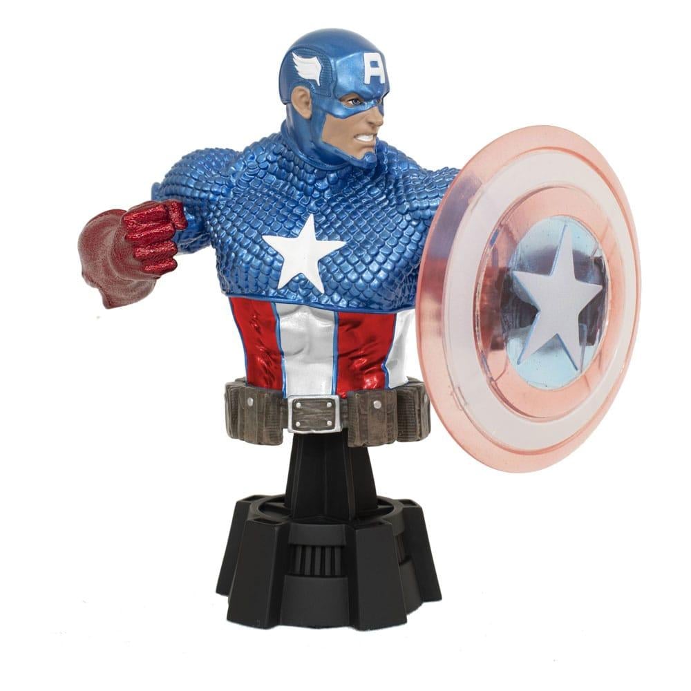 Précommande : MARVELS COMICS - Captain America - Buste SDCC 2023 Exclusive 15cm