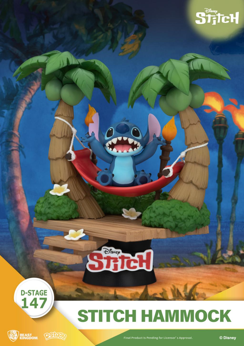 Précommande : LILO & STITCH - Stitch "Hamac" - Diorama D-Stage 14cm