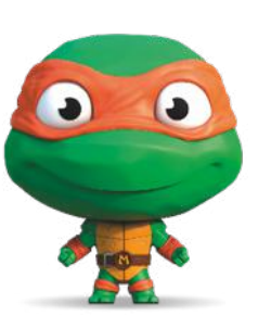 Précommande : LES TORTUES NINJAS - Michelangelo - Figurine Elastikorps 16cm