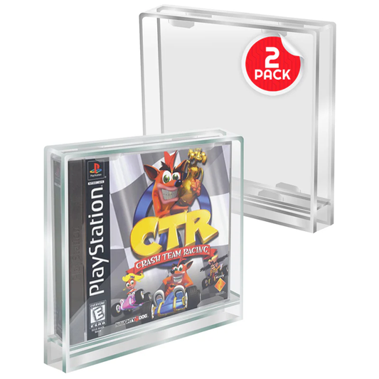 Précommande : EVORETRO - PREMIUM Acrylic Case for PlayStation 1/Single CD pack of 2