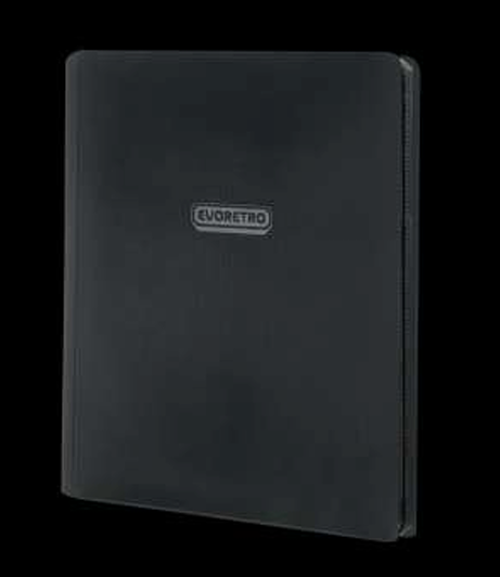 Précommande : EVORETRO - Regular card binder with zipper - Black