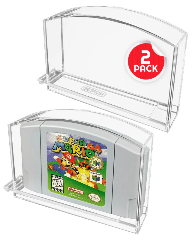 Précommande : EVORETRO - PREMIUM Acrylic Case for N64 Cartridge pack of 2