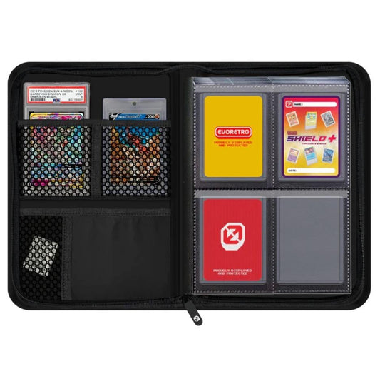 Précommande : EVORETRO - Shield + Compact 96 Topload Cards Binder Black