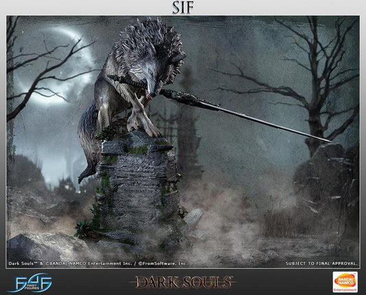 Précommande : DARK SOULS - The Great Grey Wolf Sif - Statuette 64cm