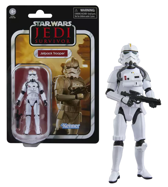 Précommande : SW JEDI SURVIVOR - Jetpack Trooper - Figurine Vintage Collection 10cm