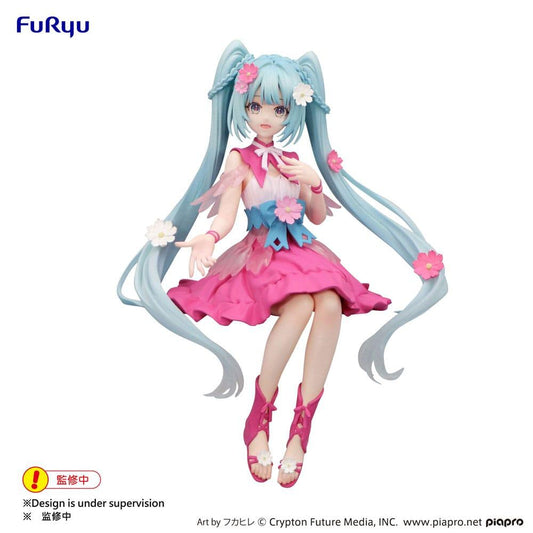 Précommande : HATSUNE MIKU - Flower Fairy Cosmos - Statuette Noodle Stopper 14cm