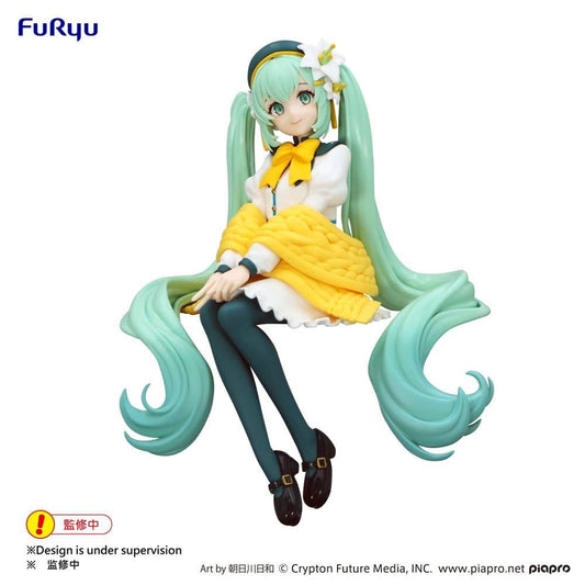 Précommande : HATSUNE MIKU - Flower Fairy Lily White - Statuette Noodle Stopper 14cm