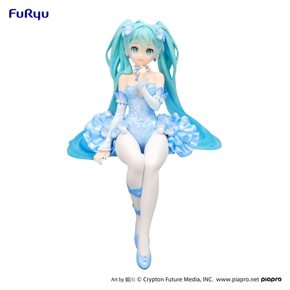 Précommande : HATSUNE MIKU - Flower Fairy Nemophila - Statuette Noodle Stopper 15cm