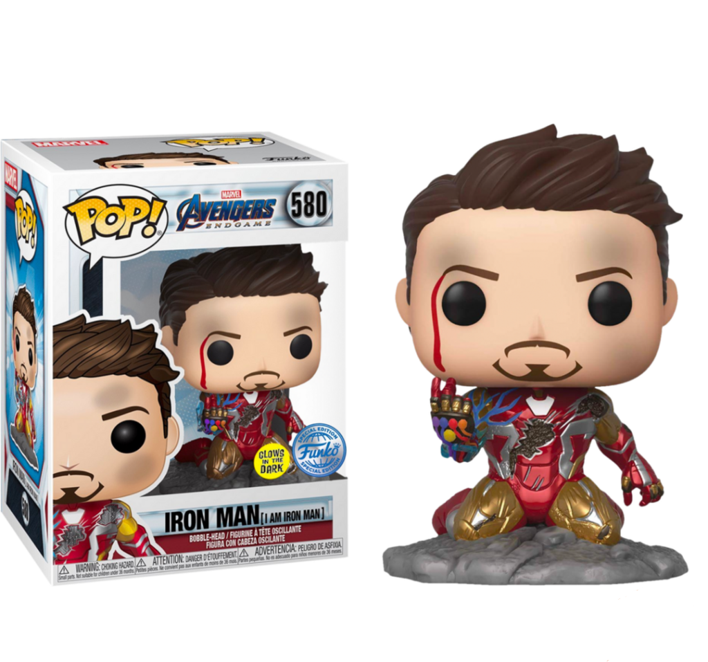 Précommande : MARVEL - POP Endgame N° 580 - I Am Iron Man (GD) (RT)