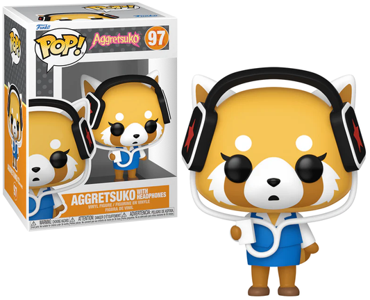 Précommande : AGGRETSUKO - POP Sanrio N° 97 - Aggretsuko Avec Ecouteurs