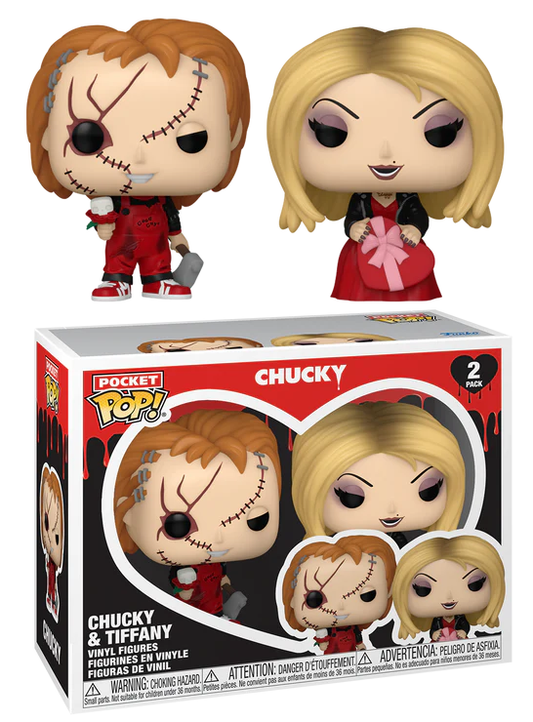 Précommande : VALENTINES - Pocket Pop 2 Pack- Chucky & Tiffany