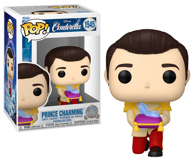 Précommande : CENDRILLON 75EME ANNIVERSAIRE - POP Disney N° 1545 - Prince Charmant