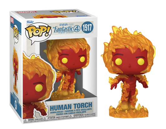 Précommande : LES 4 FANTASTIQUES - POP Marvel N° 1517 - La Torche Humaine