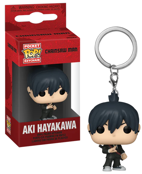 Précommande : CHAINSAW MAN - Pocket Pop Keychains - Aki