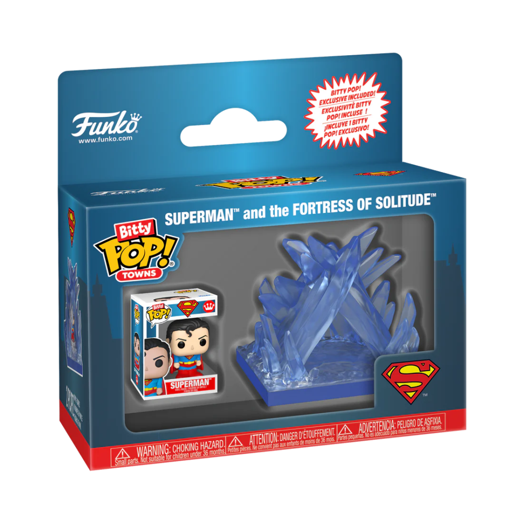 Précommande : DC - Bitty Pop Town - Superman and the Fortress of Solitude