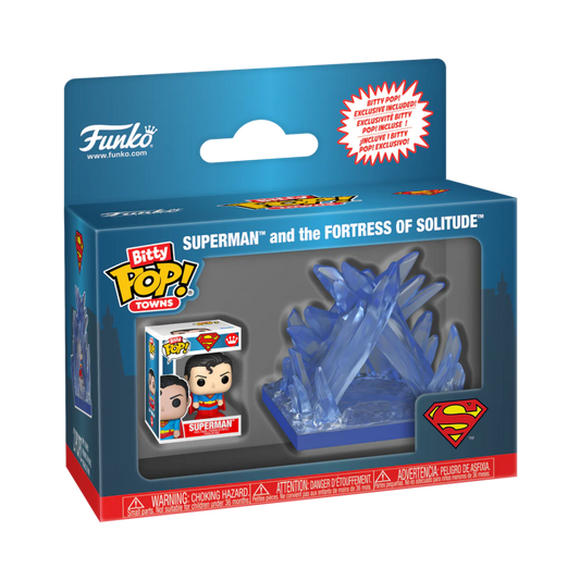 Précommande : DC - Bitty Pop Town - Superman and the Fortress of Solitude