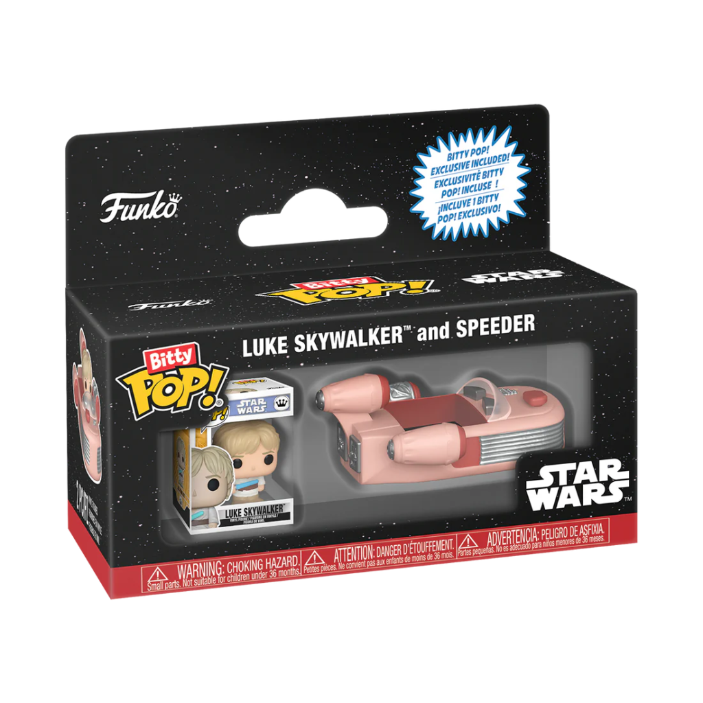 Précommande : STAR WARS - Bitty Pop Ride - Speeder avec Luke