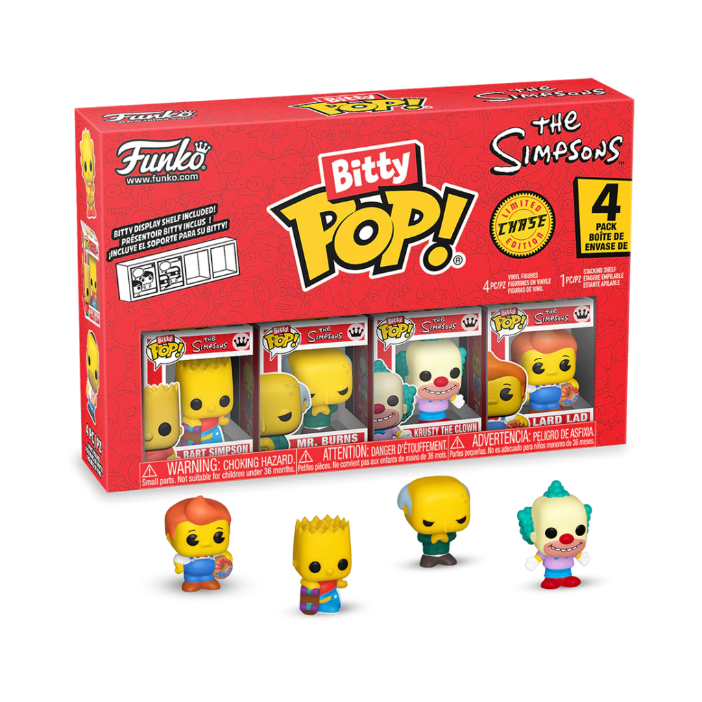 Précommande : SIMPSONS - Bitty Pop 4 Pack 2.5cm - Bart