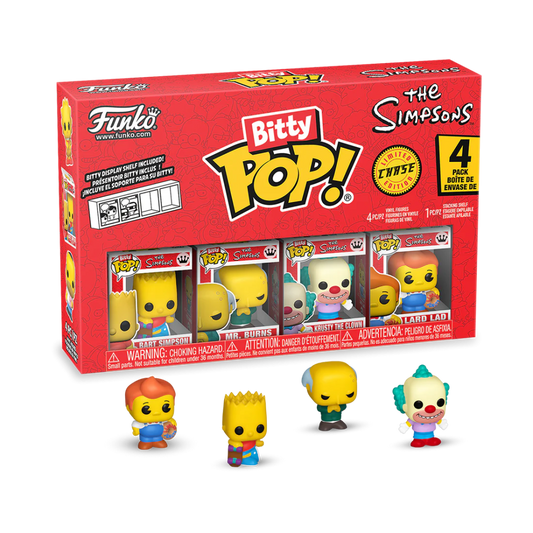 Précommande : SIMPSONS - Bitty Pop 4 Pack 2.5cm - Bart