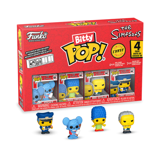 Précommande : SIMPSONS - Bitty Pop 4 Pack 2.5cm - Itchy