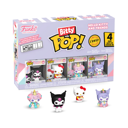 Précommande : SANRIO - Bitty Pop 4 Pack 2.5cm - Kuromi
