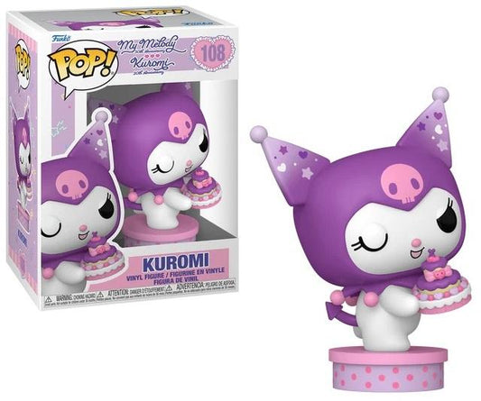 Précommande : KUROMI 20EME ANNIVERSAIRE - POP N° 108 - Kuromi avec Cake