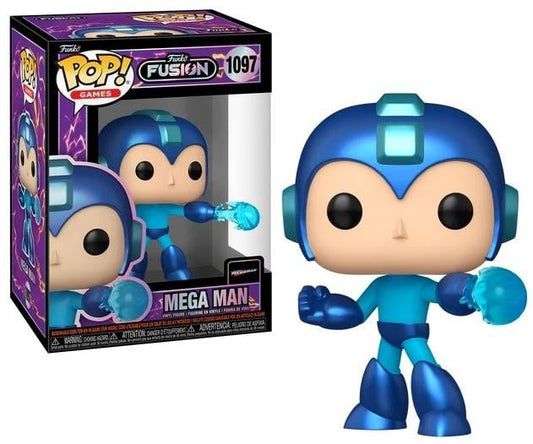 Précommande : FUNKO FUSION - POP Games N° 1097 - Mega Man avec chase