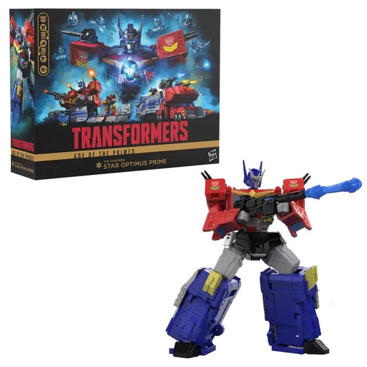 Précommande : TRANSFORMERS - Star Optimus Prime - Figurine Age of the Primes 38cm