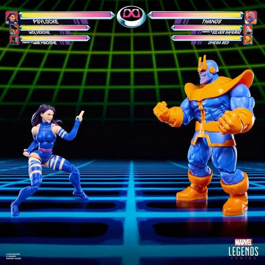 Précommande : MARVEL - Psylocke VS Thanos - Figurine Legend Series 15cm
