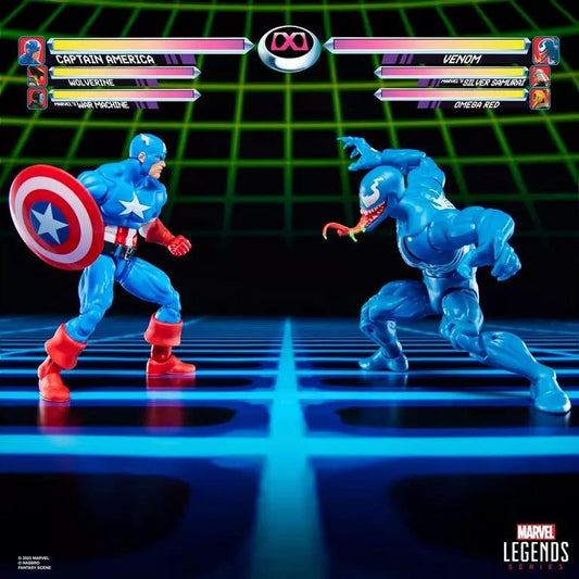 Précommande : MARVEL - Captain America VS Venom - Figurine Legend Series 15cm
