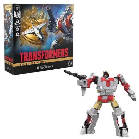 Précommande : TRANSFORMERS - Aerialbot Silverbot - Figurine Age Of Primes 17cm
