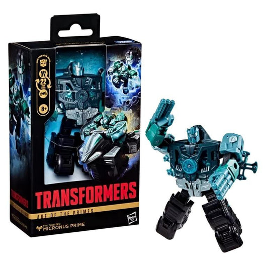Précommande : TRANSFORMERS - Micronus Prime - Figurine Age of the Primes 14cm