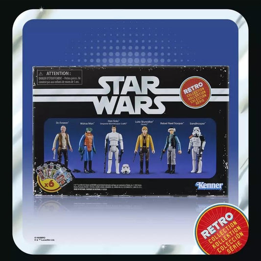 Précommande : STAR WARS - Un Nouvel Espoir - Multipack 6 Figurine Retro Collec. 10cm