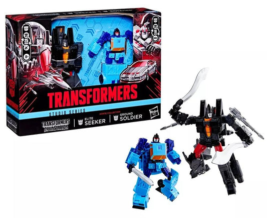Précommande : TRANSFORMERS - Elite Seeker & Ground Soldier - Fig. Studio Series 18cm