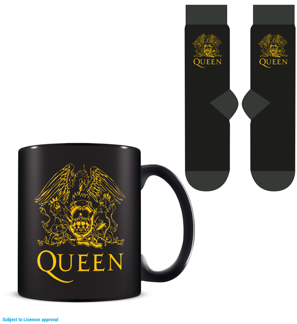 Précommande : QUEEN - Queen - Mug 315ml et Chaussettes 41-45