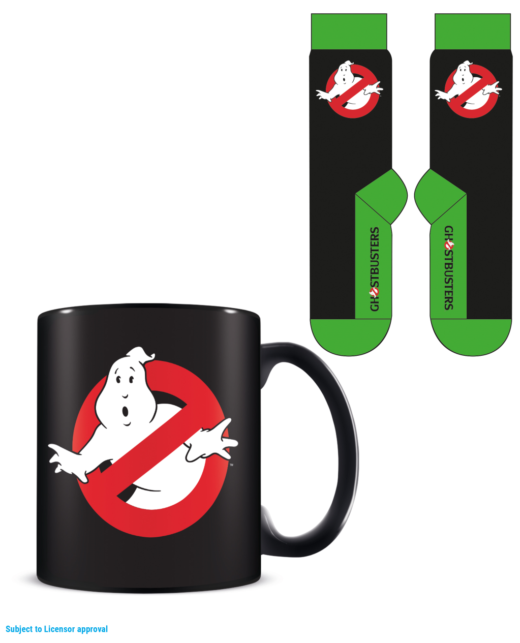 Précommande : GHOSTBUSTERS - No-Ghost Sign - Mug 315ml et Chaussettes 41-45