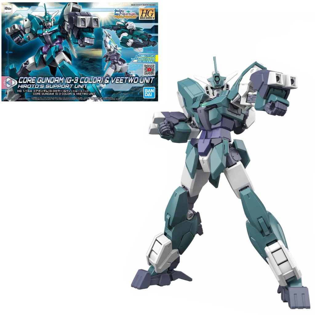 Précommande : GUNDAM - HGBD - Core G3 CLR & Veetwo - Model Kit - 1/144 - 12.5cm