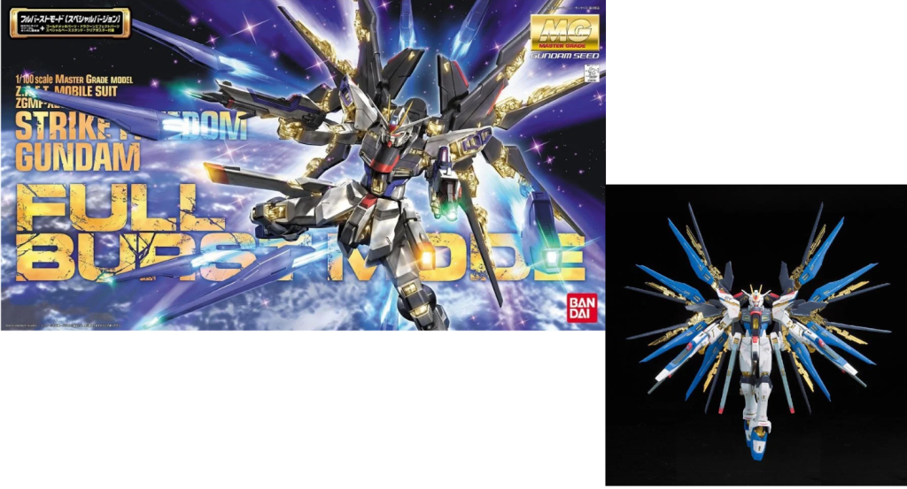 Précommande : GUNDAM - MG 1/100 - Strike Freedom Gundam Full Burst Mode - 30cm