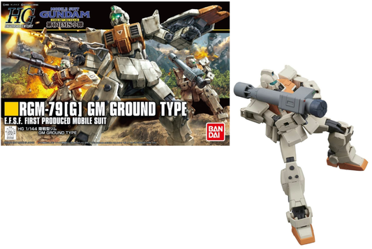 Précommande : GUNDAM - Model Kit - HG 1/144 - GM Ground Type - 13CM