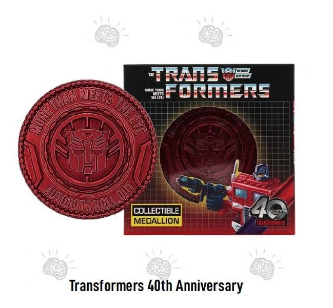 Précommande : TRANSFORMERS - 40th Anniversary - Médaillon Edition Limitée