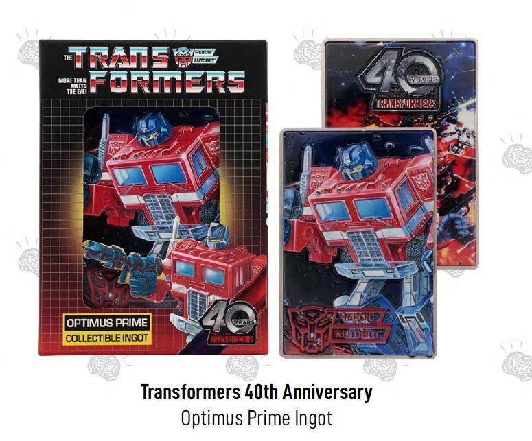 Précommande : TRANSFORMERS - 40th Anniversary - Autobots -Lingot Edition Limitée