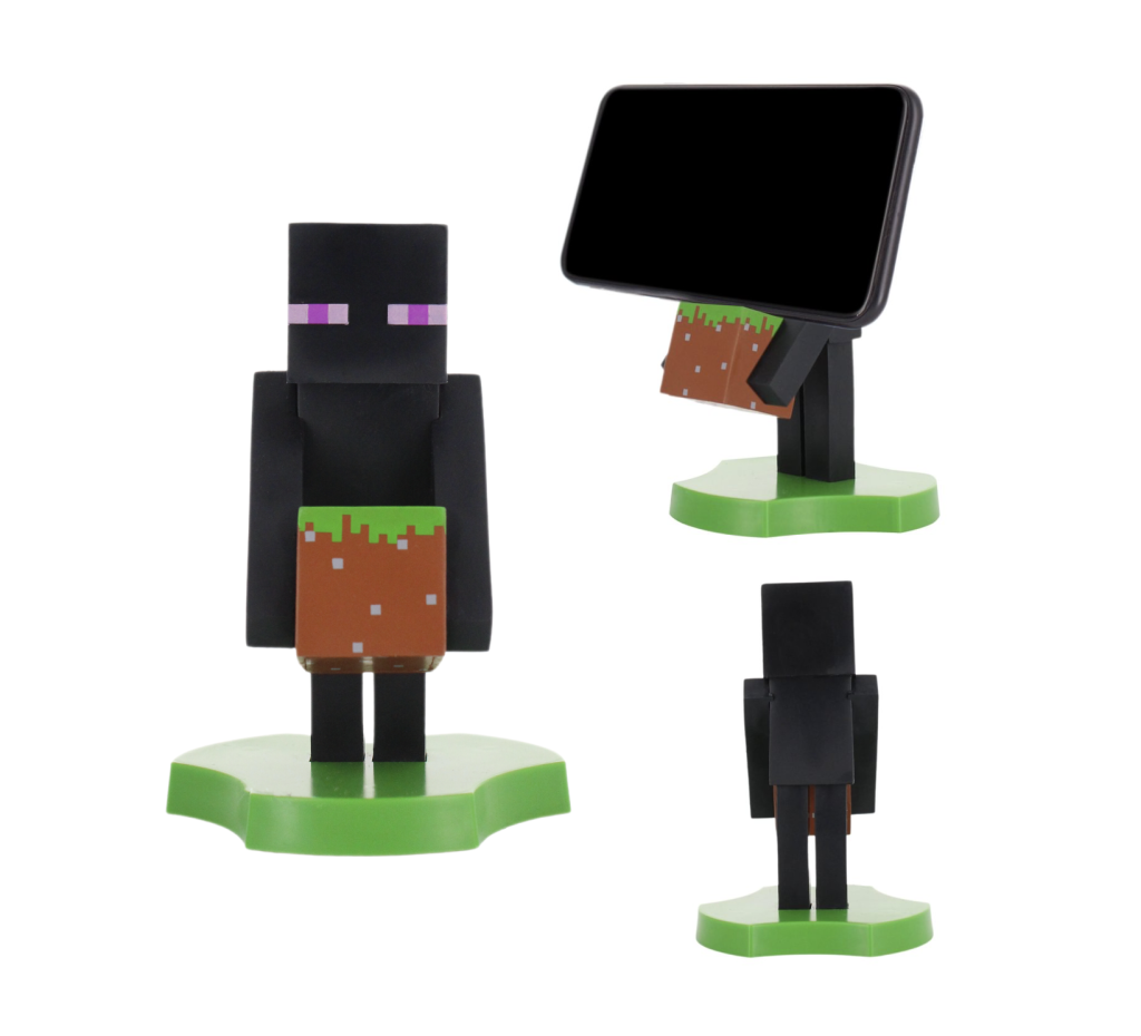 Précommande : MINECRAFT - Enderman - Support Manette & Portable 'Holdem' - 11cm