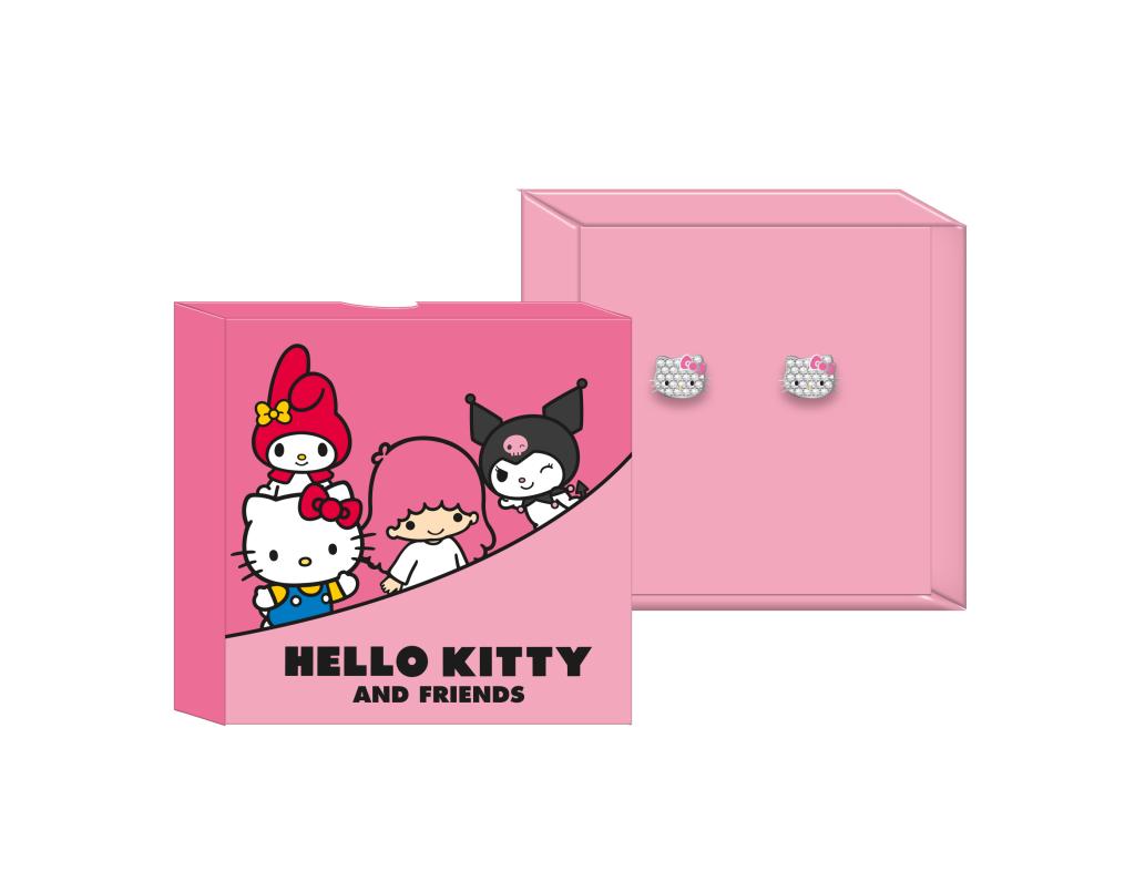 Précommande : HELLO KITTY - 1 Paire de Clous d'Oreilles