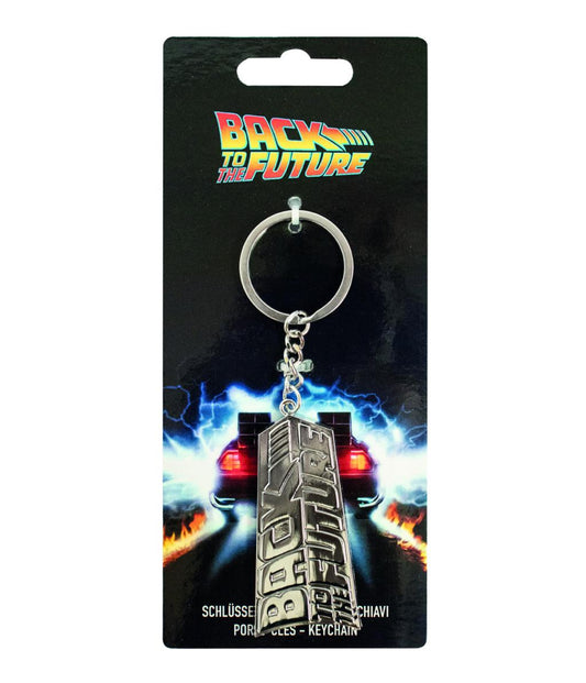 Précommande : RETOUR VERS LE FUTUR - Porte-clé en métal 7.5x0.5x17.5cm
