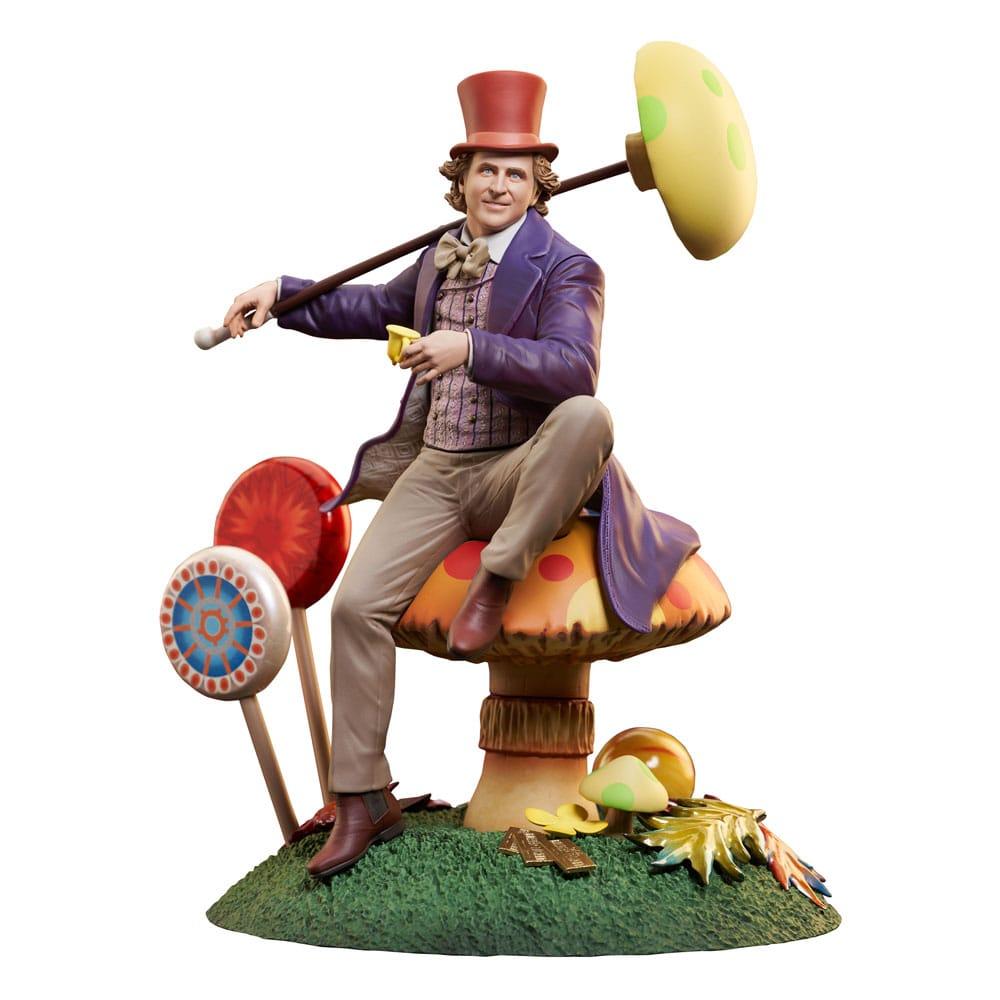 Précommande : CHARLIE ET LA CHOCOLATERIE 1971 - Willy Wonka - Statuette Gallery 25cm